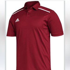Adidas Men's Red Polo Shirt